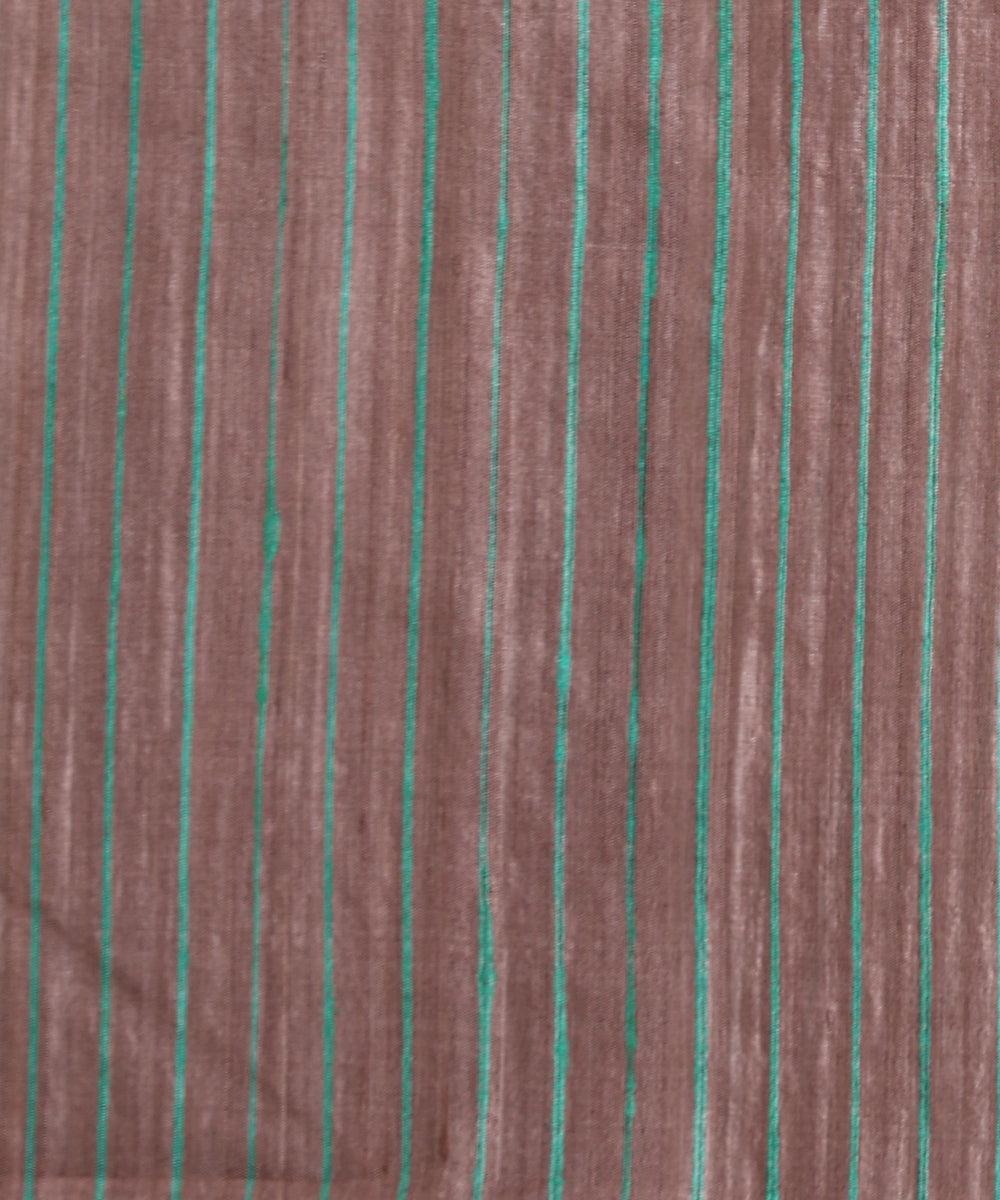 Mauve_Handloom_Pure_Kosa_Silk_Saree_With_Blue_Temple_Border_WeaverStory_06