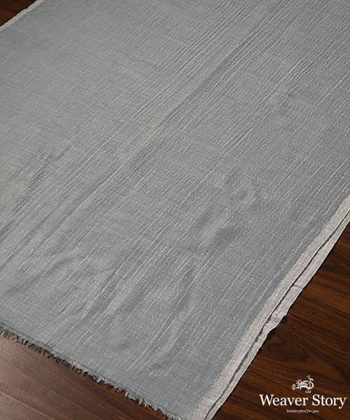 Handwoven_Grey_Double_Shade_Pure_Pashmina_Ladies_Stole_WeaverStory_04