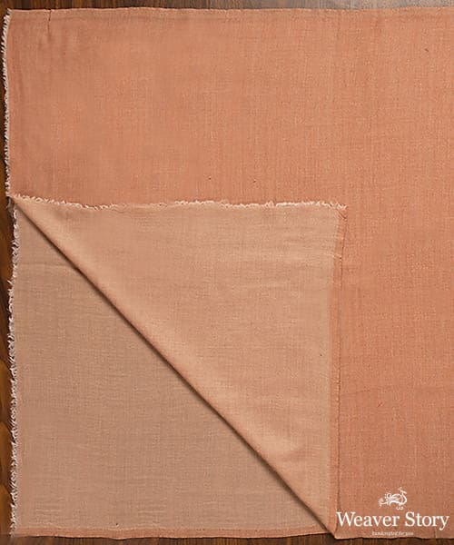 Handwoven_Brown_Double_Shade_Pure_Pashmina_Ladies_Stole_WeaverStory_02