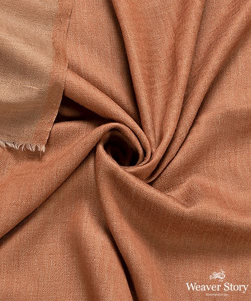 Handwoven_Brown_Double_Shade_Pure_Pashmina_Ladies_Stole_WeaverStory_05