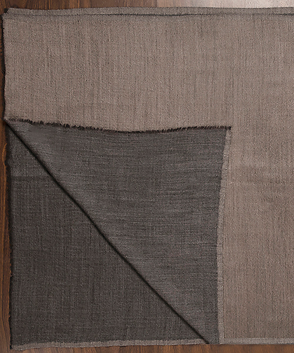Dark_Grey_Handwoven_Double_Shade_Pure_Pashmina_Ladies_Stole_WeaverStory_02