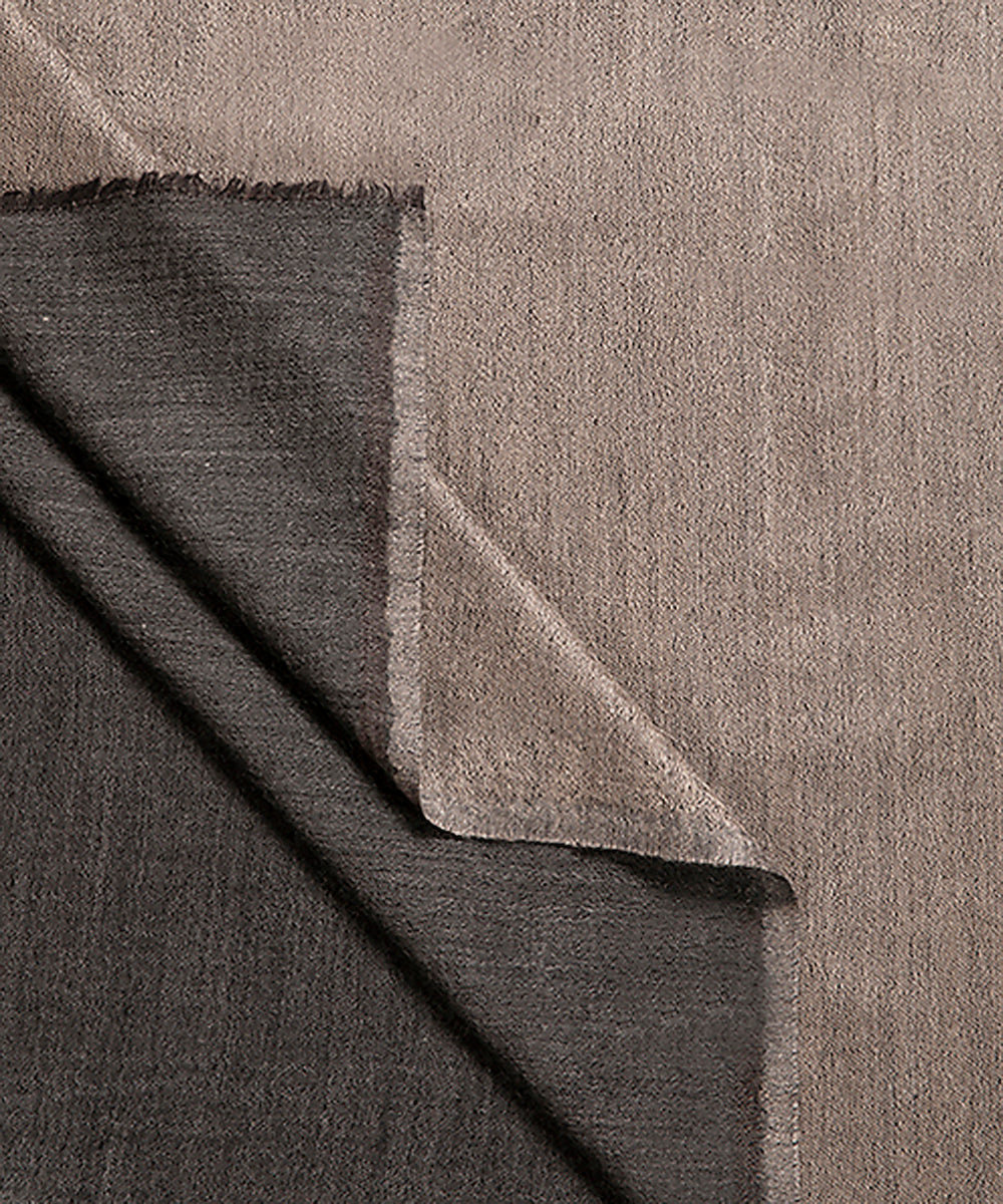 Dark_Grey_Handwoven_Double_Shade_Pure_Pashmina_Ladies_Stole_WeaverStory_03