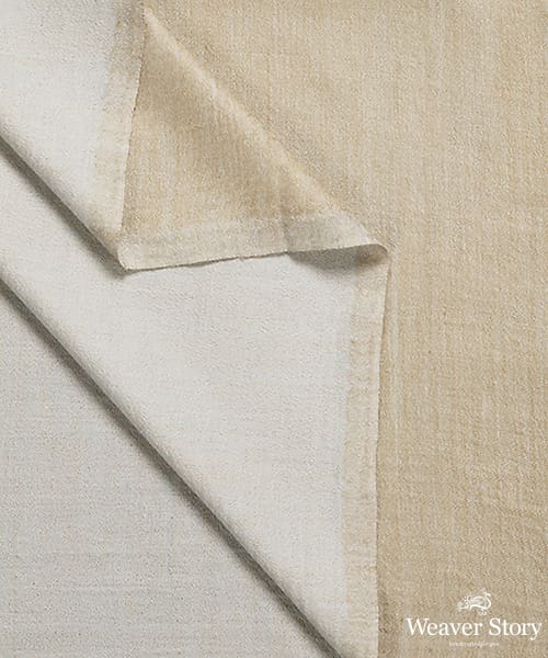 Cream_And_Blye_Handwoven_Double_Shade_Pure_Pashmina_Ladies_Stole_WeaverStory_03