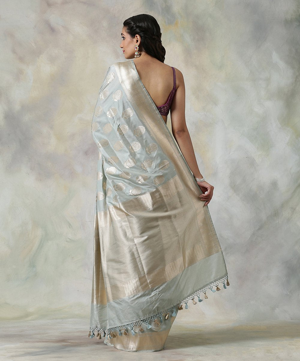 Tea_Green_Handloom_Banarasi_Saree_With_Floral_Motifs_WeaverStory_03