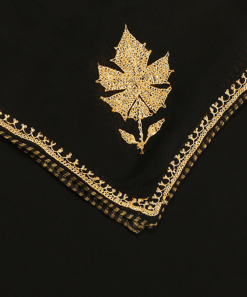 Black_Pure_Silk_Kashmiri_Tilla_Hand_Embroidered_Dupatta_With_Konia_WeaverStory_04