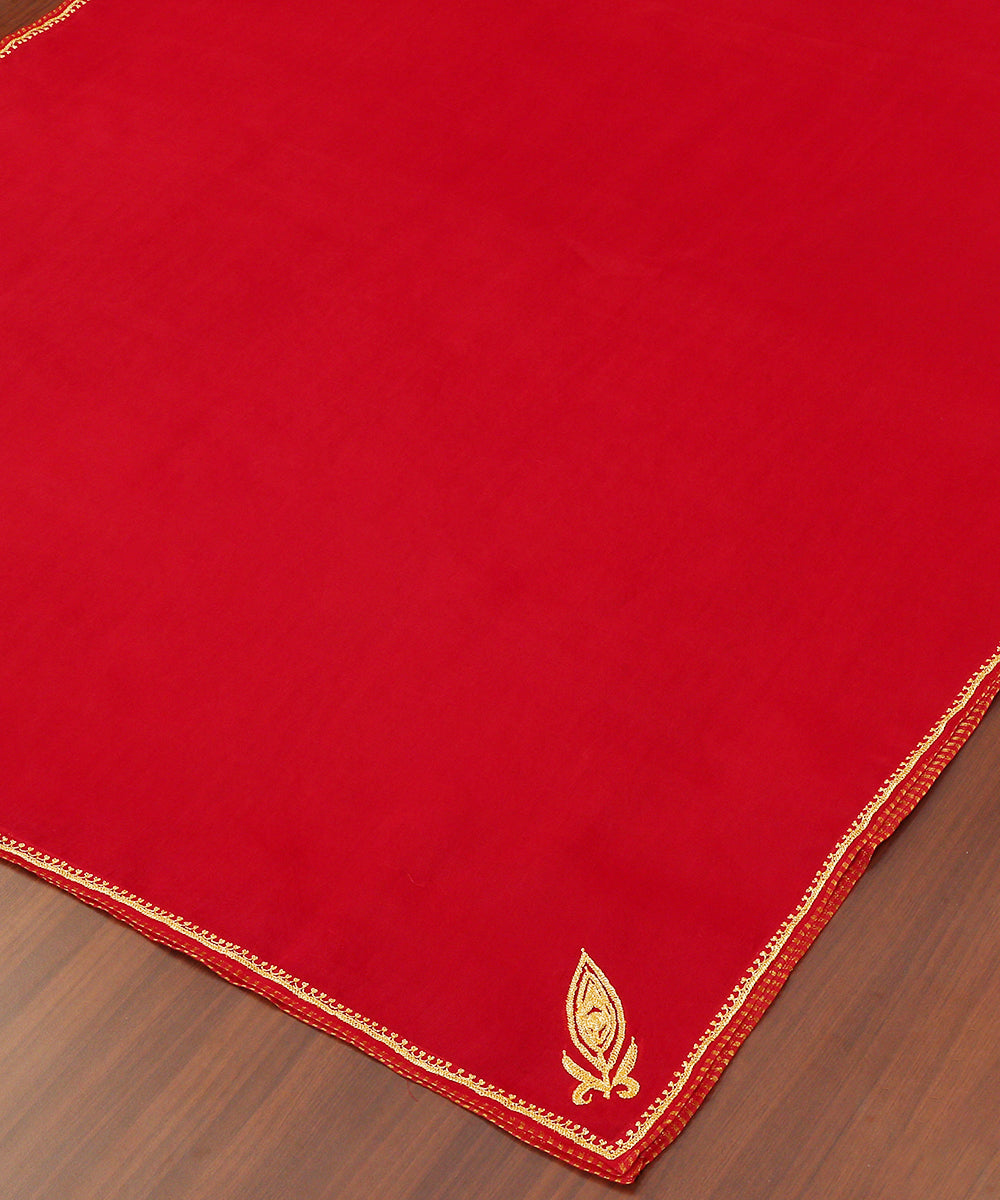 Red_Pure_Silk_Kashmiri_Tilla_Hand_Embroidered_Dupatta_With_Konia_WeaverStory_03