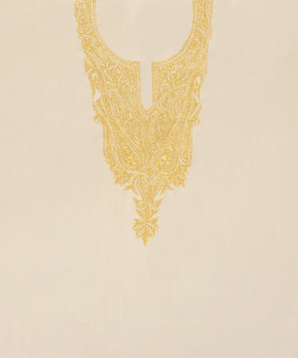 Pearl_White_Pure_Silk_Tilla_Hand_Embroidered_Unstitched_Suit_Set_With_Dupatta_WeaverStory_02