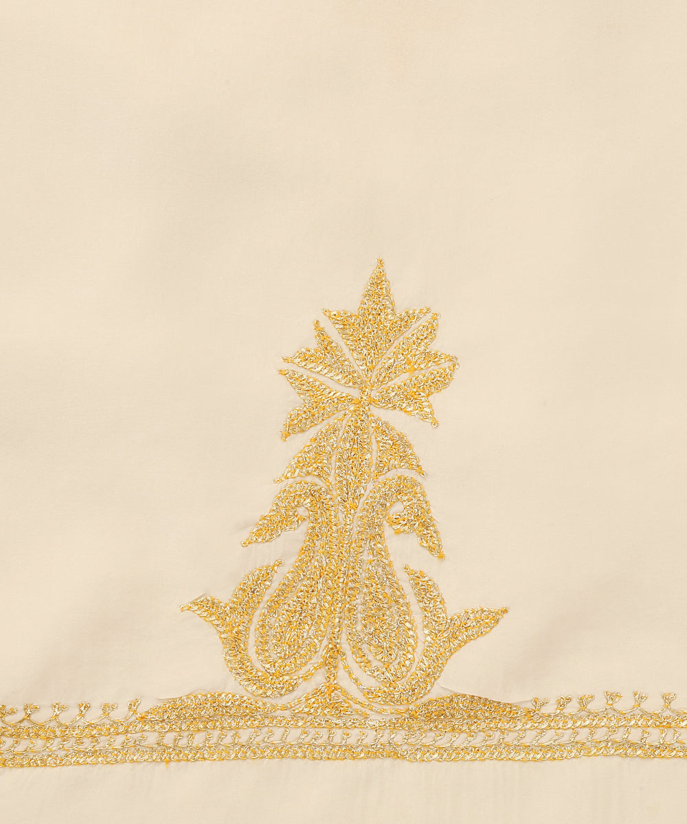 Pearl_White_Pure_Silk_Tilla_Hand_Embroidered_Unstitched_Suit_Set_With_Dupatta_WeaverStory_04