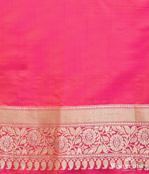 Hot_Pink_kadhwa_anaar_jangla_saree_WeaverStory_05