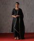 Black_Handloom_Organza_Dupatta_with_Aari_Embroidery_Border_WeaverStory_01
