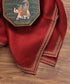 Handloom_Maroon_Organza_Dupatta_with_Zardozi_Aari_Border_WeaverStory_01