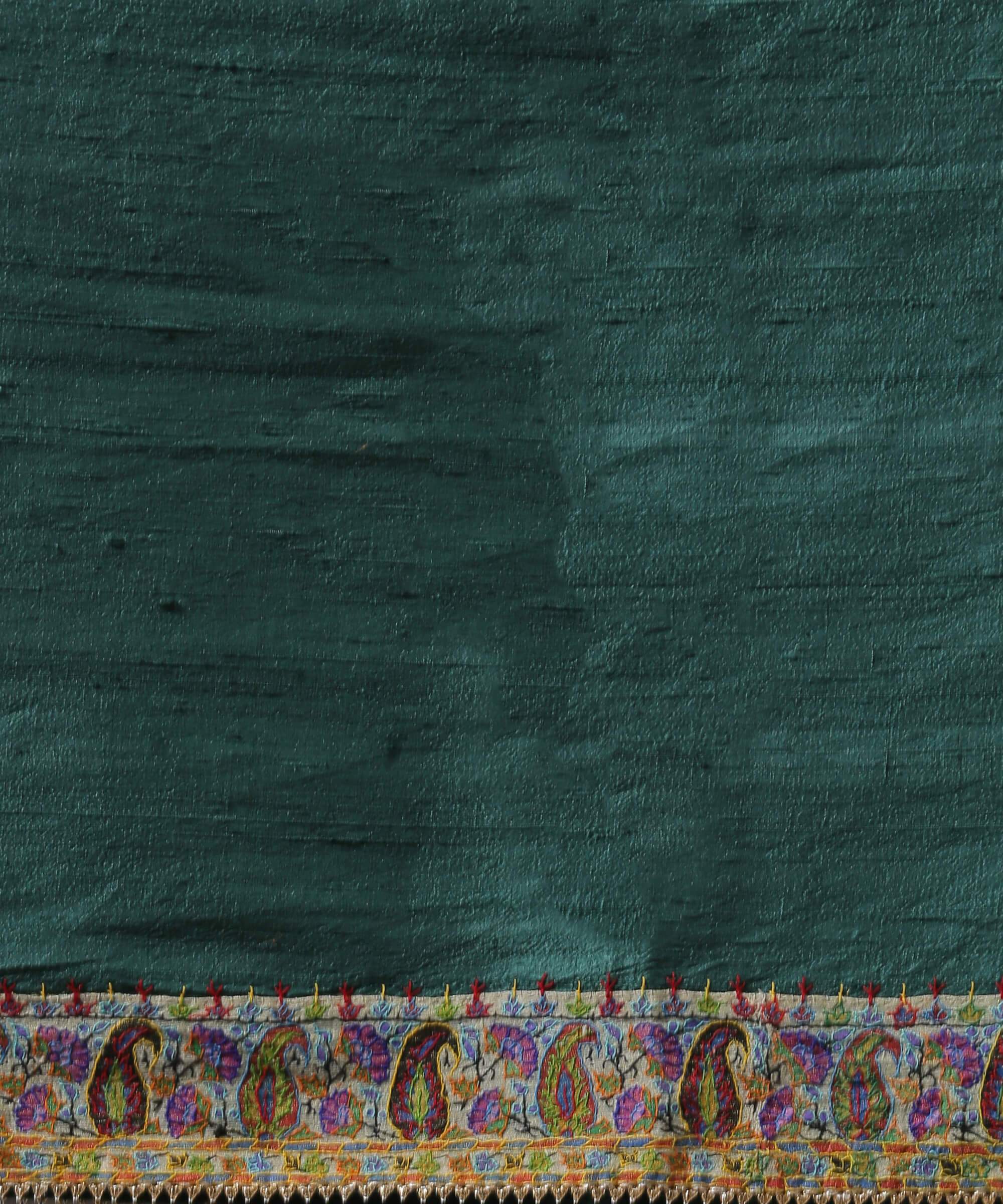 Persian_Green_Organza_Saree_With_with_Hand_Appliqued_Sozni_Needle_Work_Border_WeaverStory_05