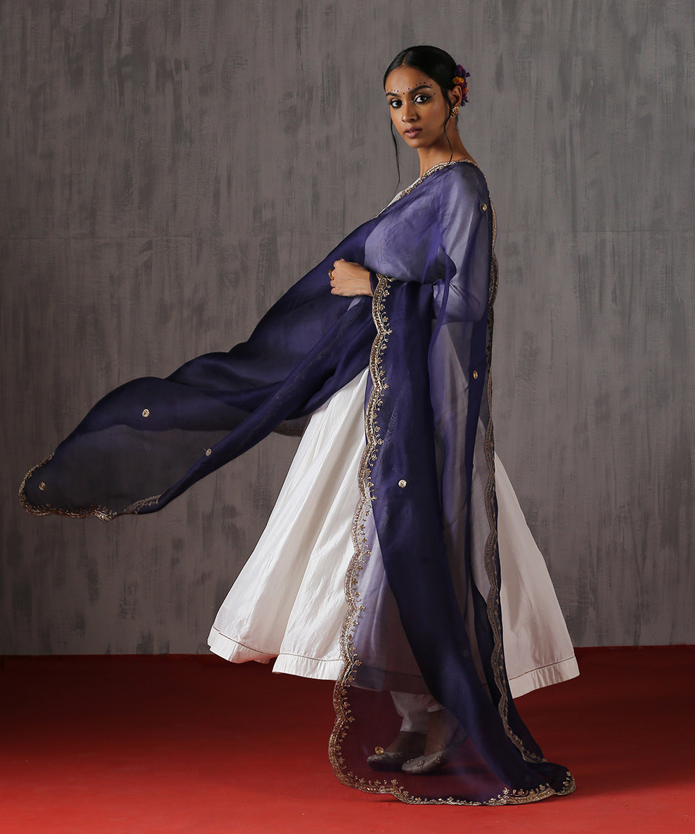Blue_Organza_Zardozi_Dupatta_with_Hand_Embroidered_Scallop_Border_WeaverStory_02