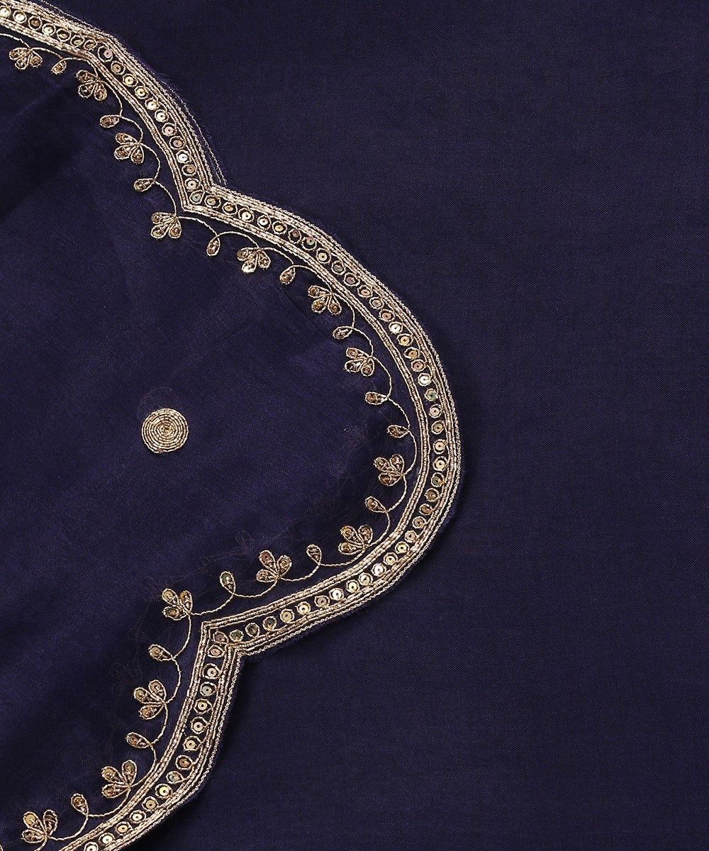Blue_Organza_Zardozi_Dupatta_with_Hand_Embroidered_Scallop_Border_WeaverStory_04
