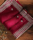 Fuchsia_Organza_Dupatta_with_Zardozi_Border_and_floral_booti_WeaverStory_01