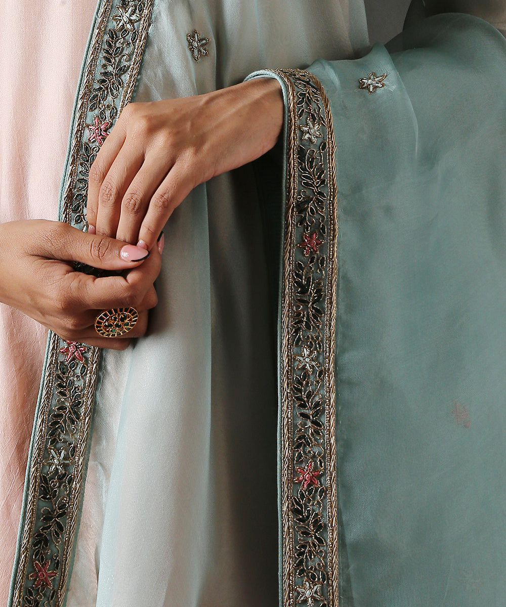 Ice_Blue_Hand_Embroidered_Organza_Dupatta_WeaverStory_03