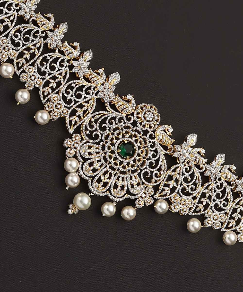 Kaanha_Handcrafted_Pure_Silver_Necklace_With_Semi_Precious_Stones_WeaverStory_03