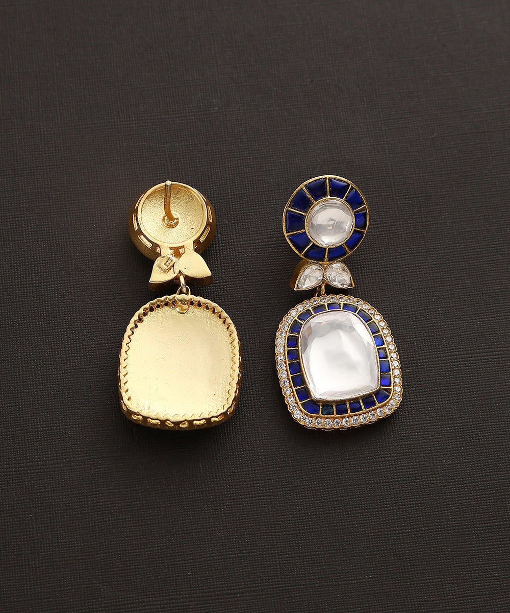 Preet_Handcrafted_Pure_Silver_Kundan_Earrings_With_Semi_Precious_Stones_And_Moissanite_Polki_WeaverStory_03