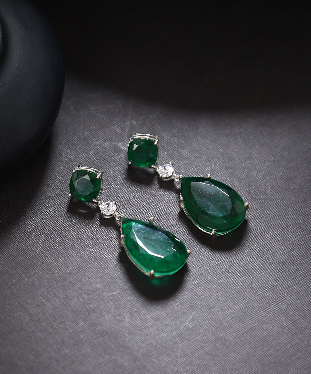 Emir_Handcrafted_Pure_Silver_Earrings_With_Semi_Precious_Stones_WeaverStory_01