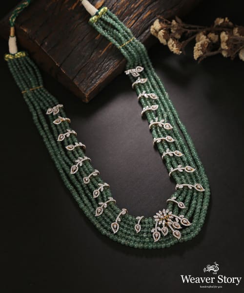 Nayaab_Necklace_With_Swarovski_Handcrafted_In_Pure_Silver_WeaverStory_01