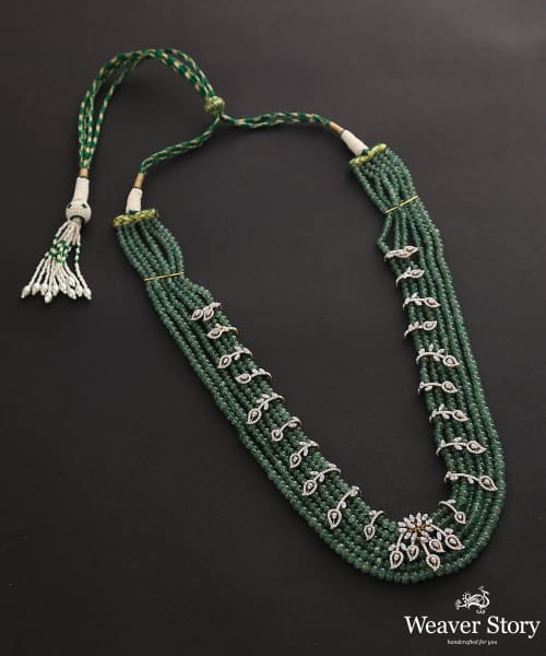 Nayaab_Necklace_With_Swarovski_Handcrafted_In_Pure_Silver_WeaverStory_02