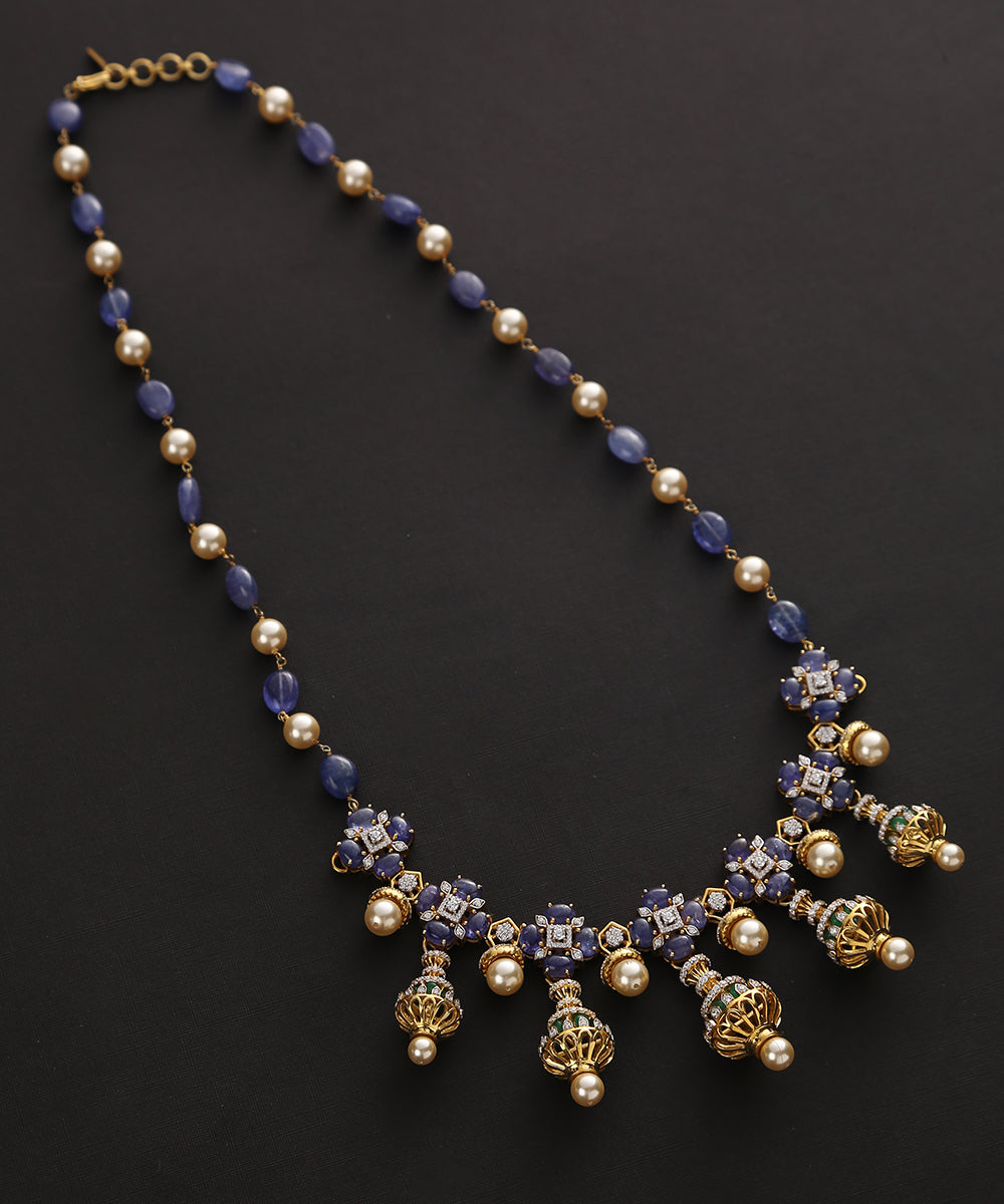 Pinjar_Necklace_Set_With_Swarovski_Handcrafted_In_Pure_Silver_WeaverStory_02
