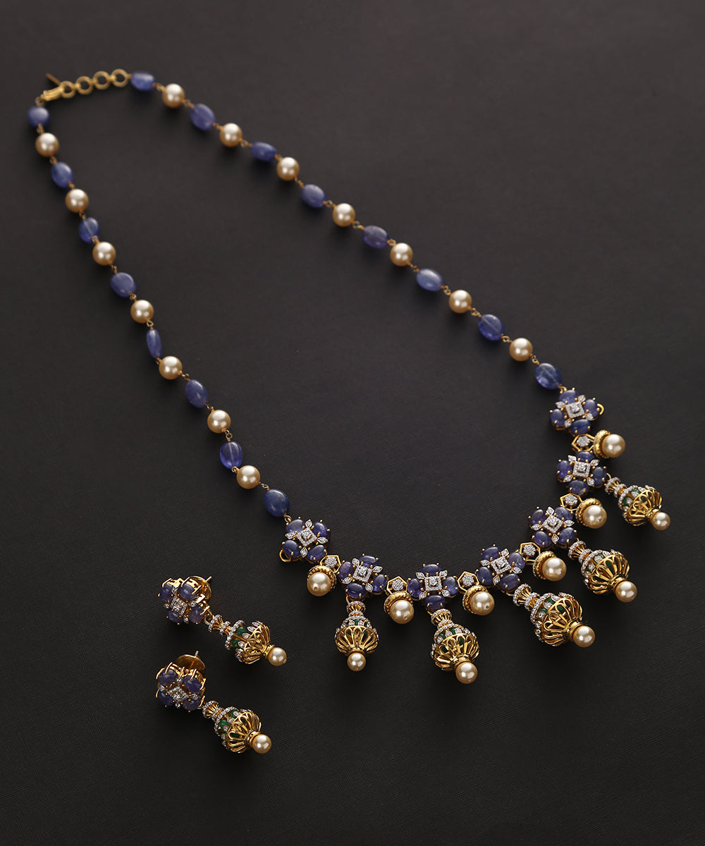 Pinjar_Necklace_Set_With_Swarovski_Handcrafted_In_Pure_Silver_WeaverStory_03