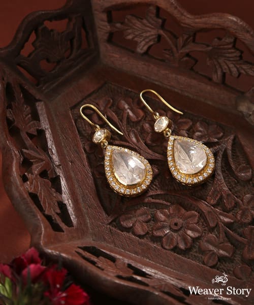Nayab_Handcrafted_Pure_Silver_Moissanite_Earring_WeaverStory_01
