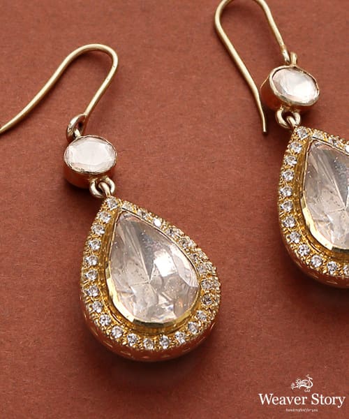 Nayab_Handcrafted_Pure_Silver_Moissanite_Earring_WeaverStory_03