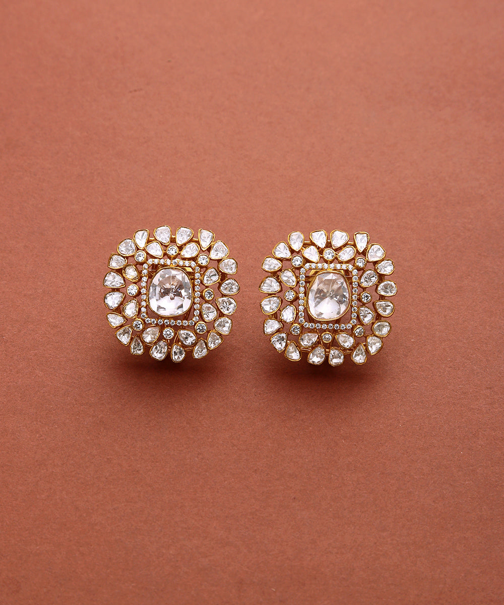 Mumtaz_Handcrafted_Moissanite_Pure_Silver_Stud_Earring_WeaverStory_02