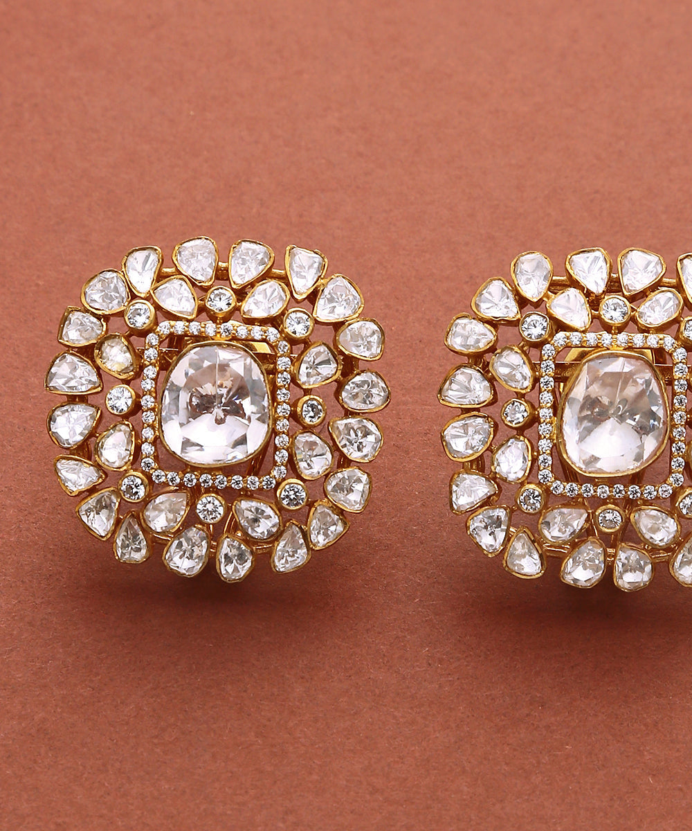 Mumtaz_Handcrafted_Moissanite_Pure_Silver_Stud_Earring_WeaverStory_03