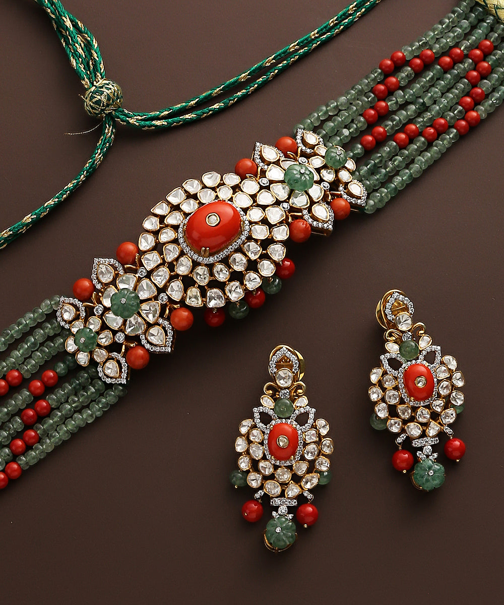 Abyan_Moissanite_Polki_Multicolor_Necklace_Set_In_Pure_Silver_WeaverStory_05