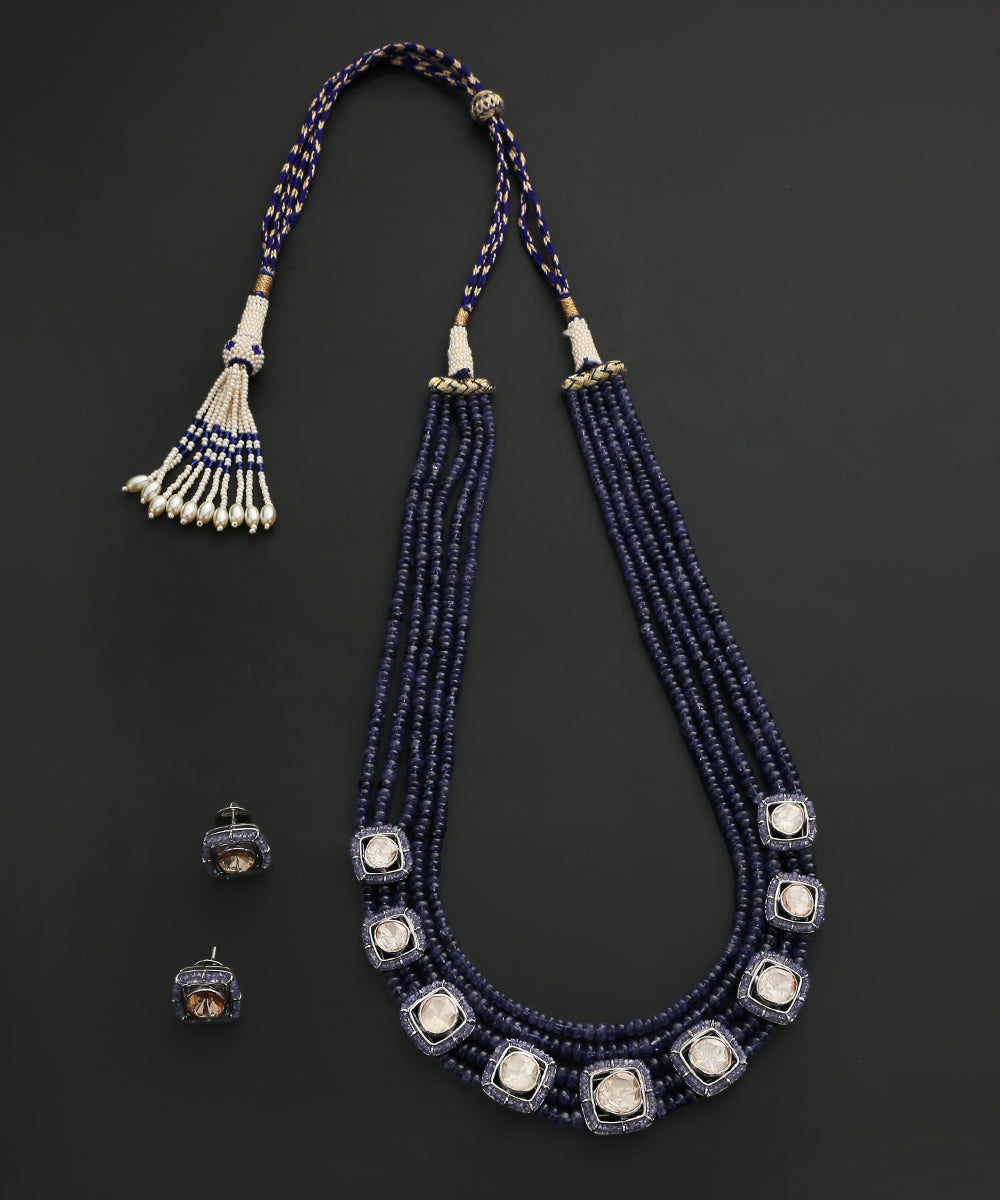 Ayisha_Necklace_Set_With_Moissanite_Polki_And_Beads_Handcrafted_in_Pure_Silver_WeaverStory_02