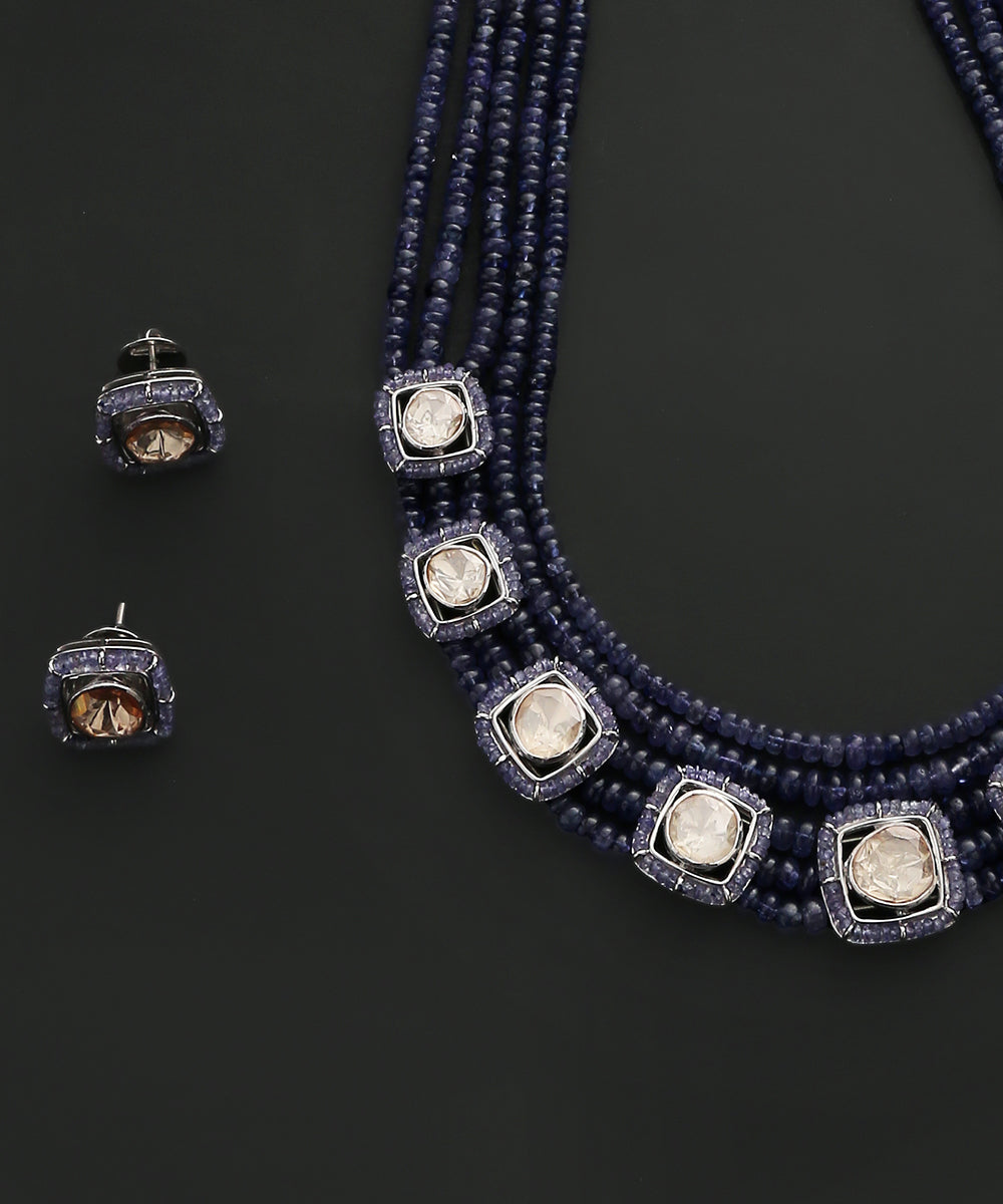 Ayisha_Necklace_Set_With_Moissanite_Polki_And_Beads_Handcrafted_in_Pure_Silver_WeaverStory_03