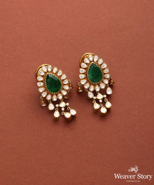 Sukanya_Pure_Silver_Choker_Set_with_Moissanite_Polki_WeaverStory_04