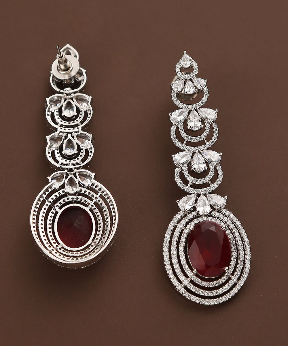Fazeen_Handcrafted_Dangler_Earrings_with_Ruby_And_Moissanite_Kundan_WeaverStory_03