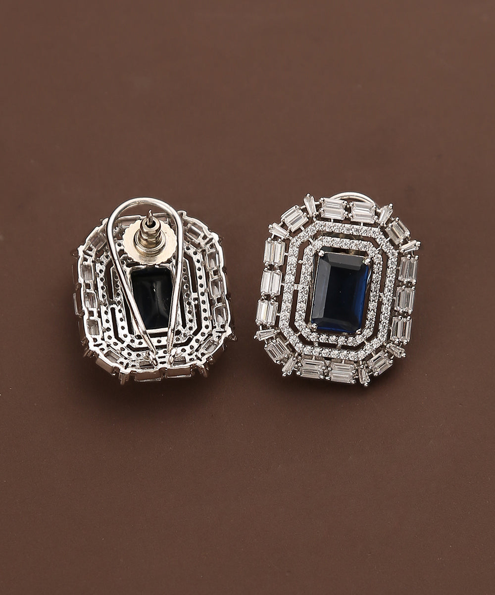 Ibtihaz_Handcrafted_Stud_Earrings_with_Sapphire_WeaverStory_03