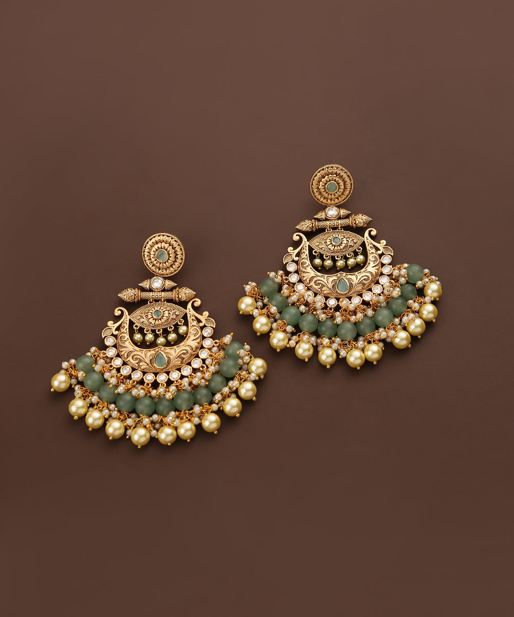 Aabgina_Handcrafted_Earrings_With_Beads_And_Pearls_WeaverStory_02