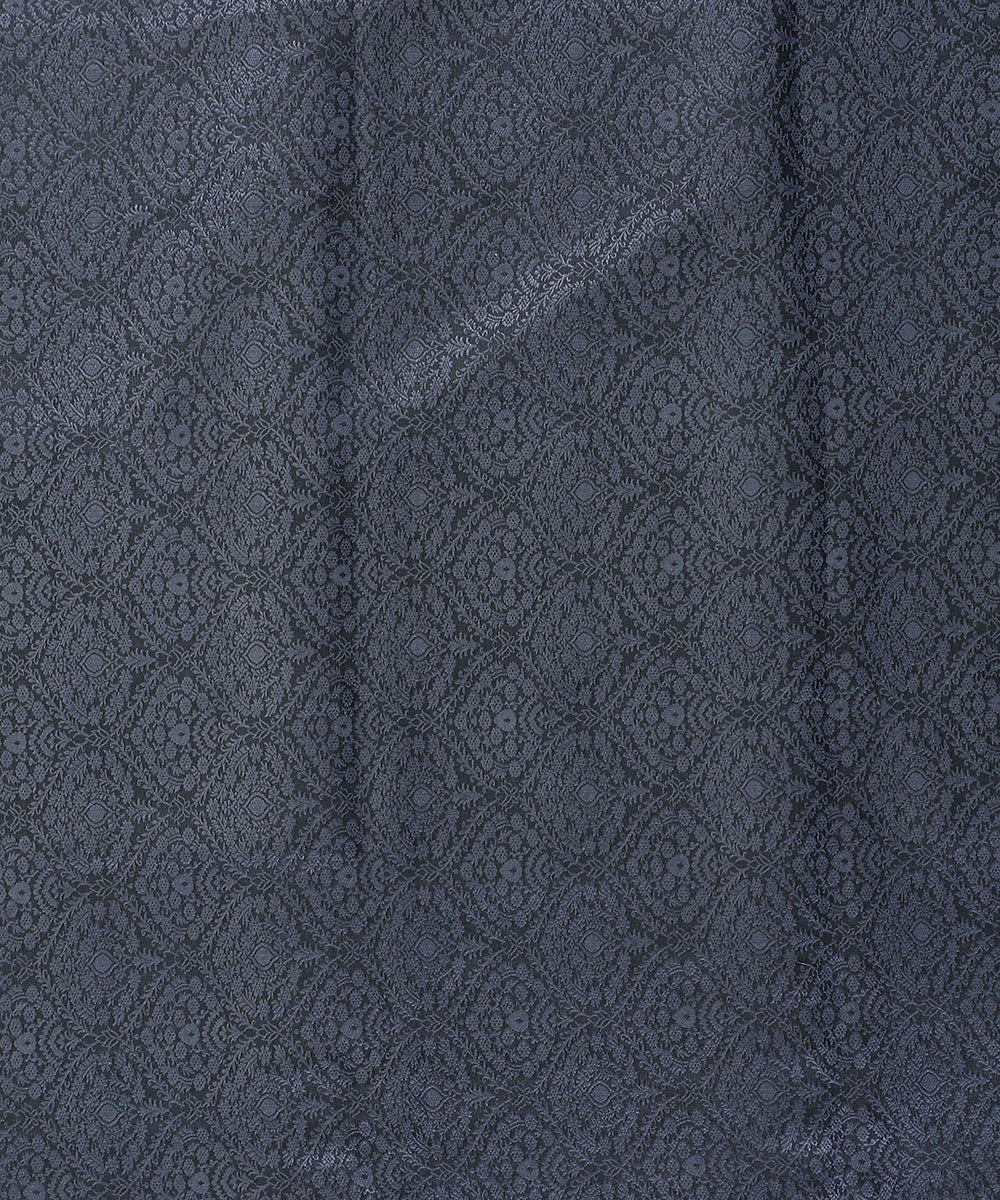 Handloom_Dark_Blue_Menswear_Satin_Silk_Tanchoi_Kurta_And_Cotton_Silk_Pants_Fabric_WeaverStory_03