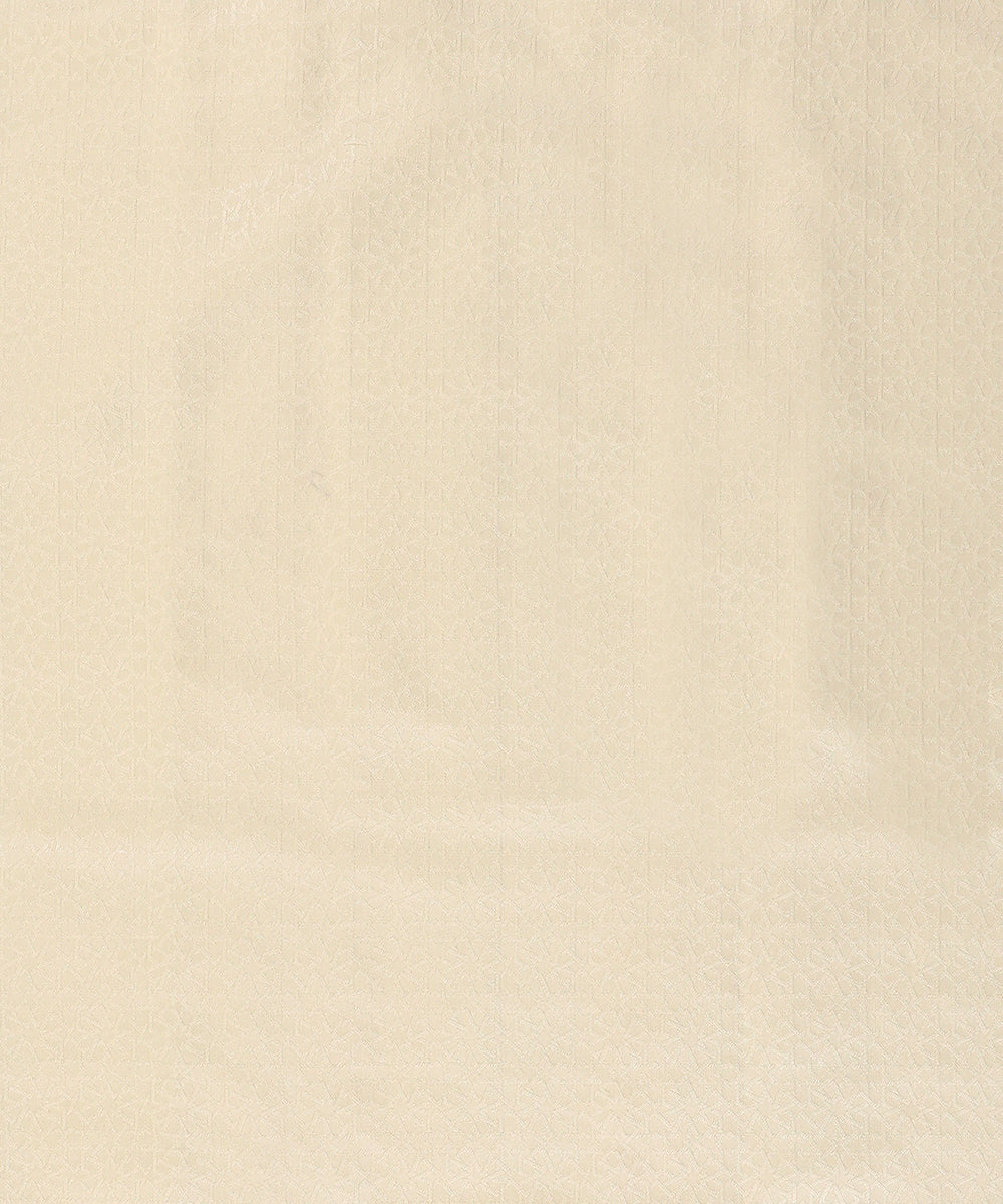 Cream_Handloom_Menswear_Satin_Silk_Kurta_With_Bootis_And_Cotton_Silk_Pants_Fabric_WeaverStory_02