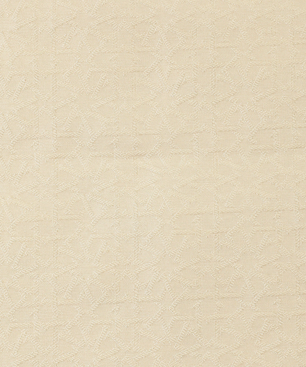 Cream_Handloom_Menswear_Satin_Silk_Kurta_With_Bootis_And_Cotton_Silk_Pants_Fabric_WeaverStory_03