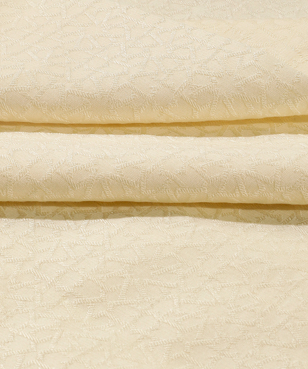 Cream_Handloom_Menswear_Satin_Silk_Kurta_With_Bootis_And_Cotton_Silk_Pants_Fabric_WeaverStory_04