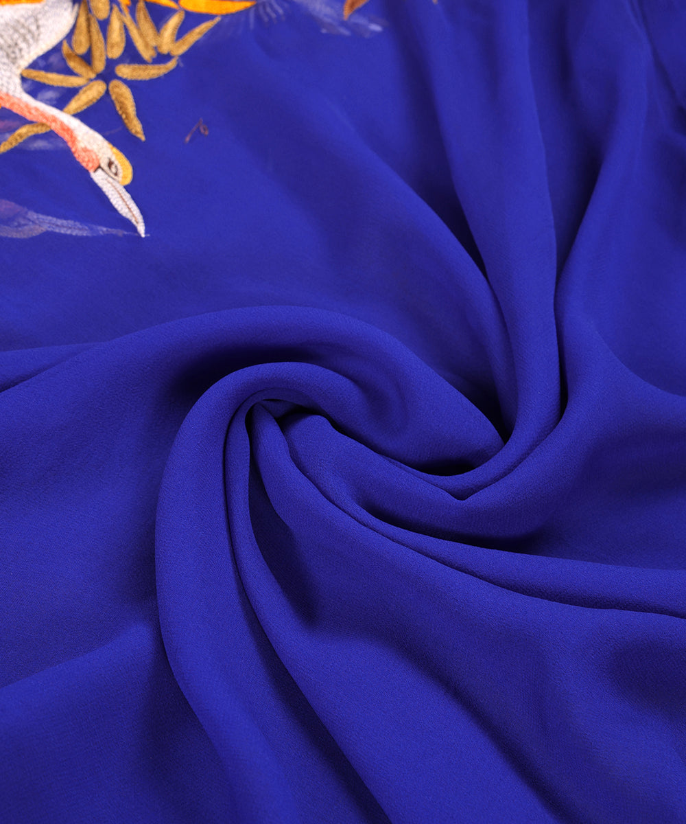 Blue_Handloom_Georgette_Parsi_Gara_Stole_With_All_Over_Embroidered_Crane_Bird_Motifs_WeaverStory_06