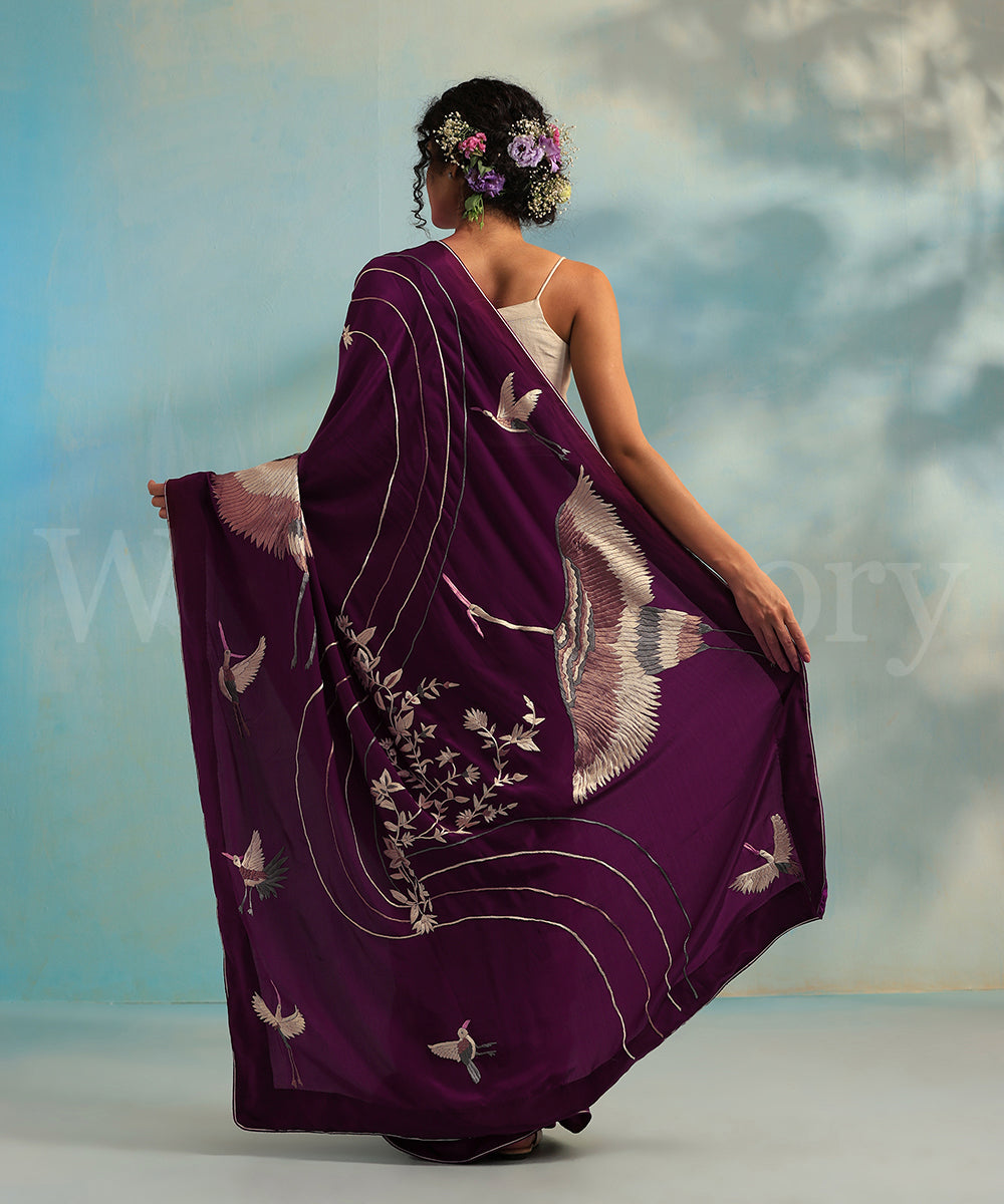 Purple_Handloom_Crepe_Parsi_Gara_Saree_With_All_over_Saras_Motifs_WeaverStory_03