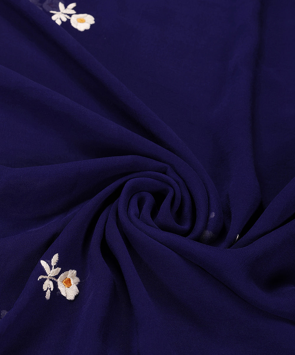 Blue_Handloom_Georgette_Parsi_Gara_Dupatta_With_Embroidered_Paisley,_Flower_And_Bird_Motifs_WeaverStory_06