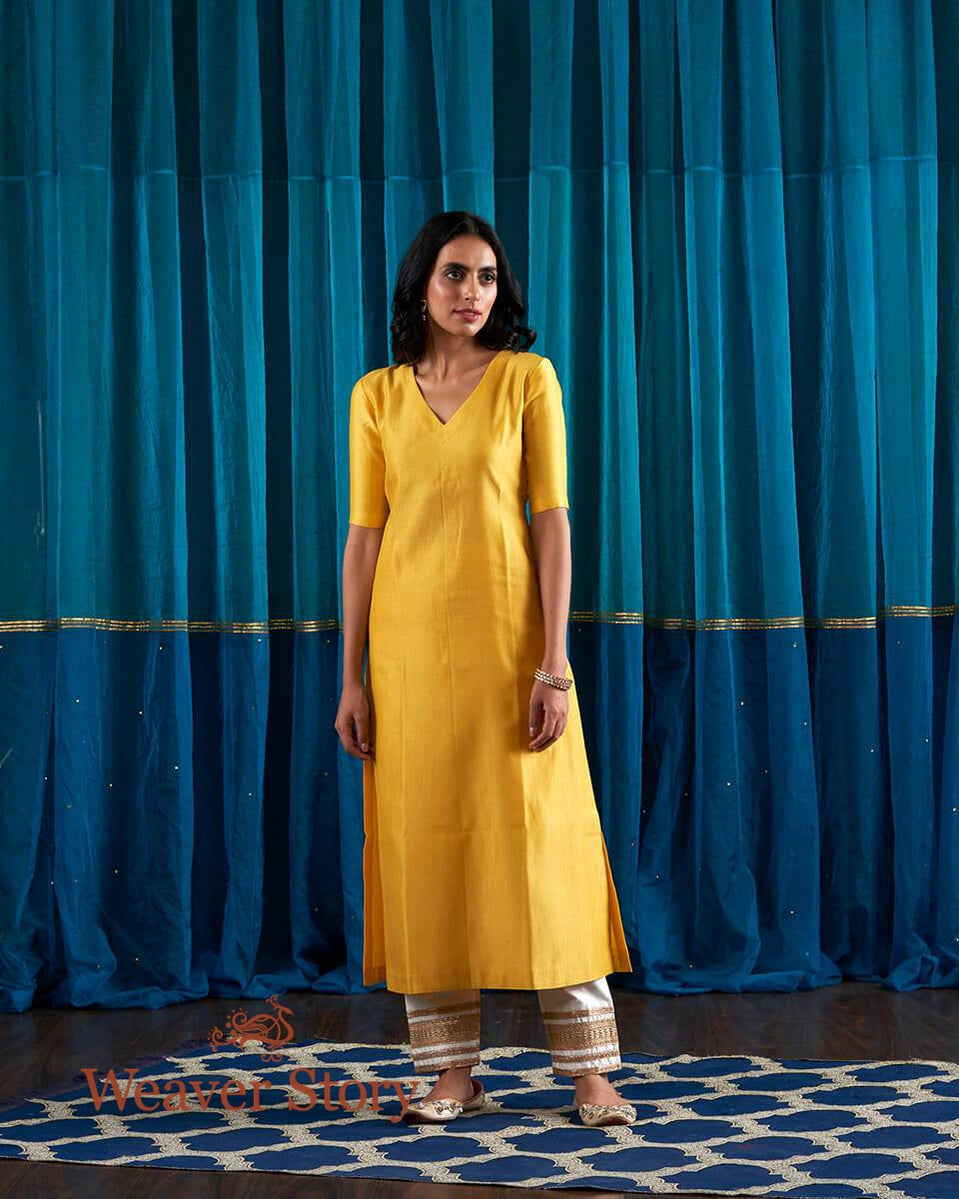 Yellow_Tagai_Tunic_with_Gotta_Farshi_Pants_WeaverStory_01