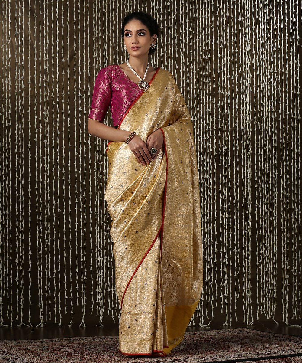 Yellow_Handloom_Kimkhab_Pure_Katan_Silk_Banarasi_Saree_WeaverStory_02