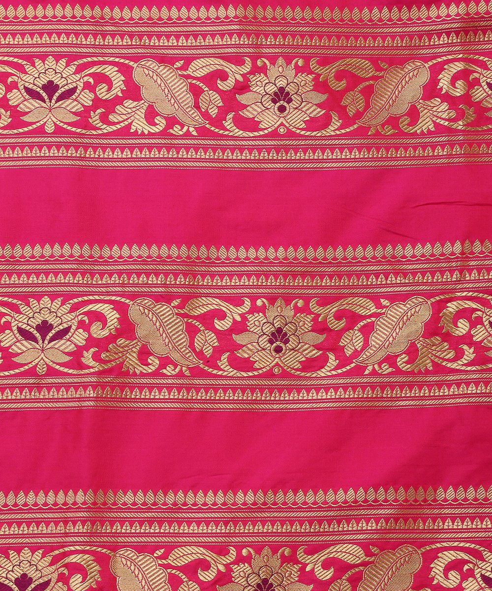 Multicolor_Handloom_Rangkaat_Katan_Silk_Kadhwa_Banarasi_Lehenga_WeaverStory_06