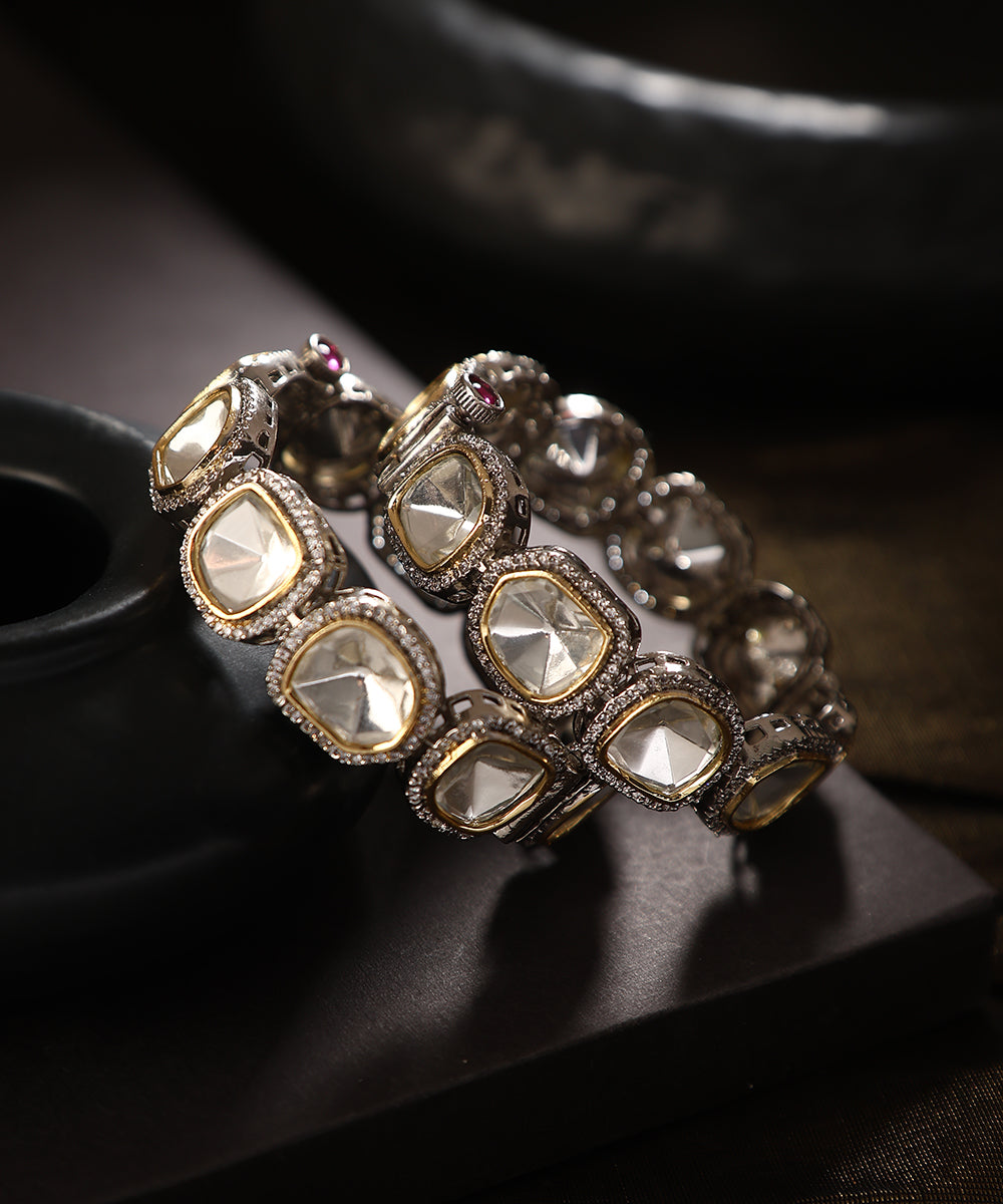 Ojeetav_Victorian_Bangles_With_Kundan_WeaverStory_01