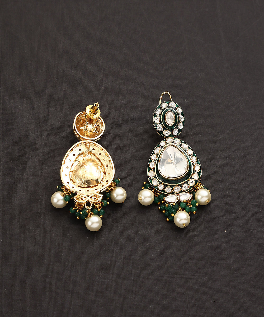 Tamoha_Handcrafted_Pearl_Choker_Set_With_Kundan_Polki_WeaverStory_03